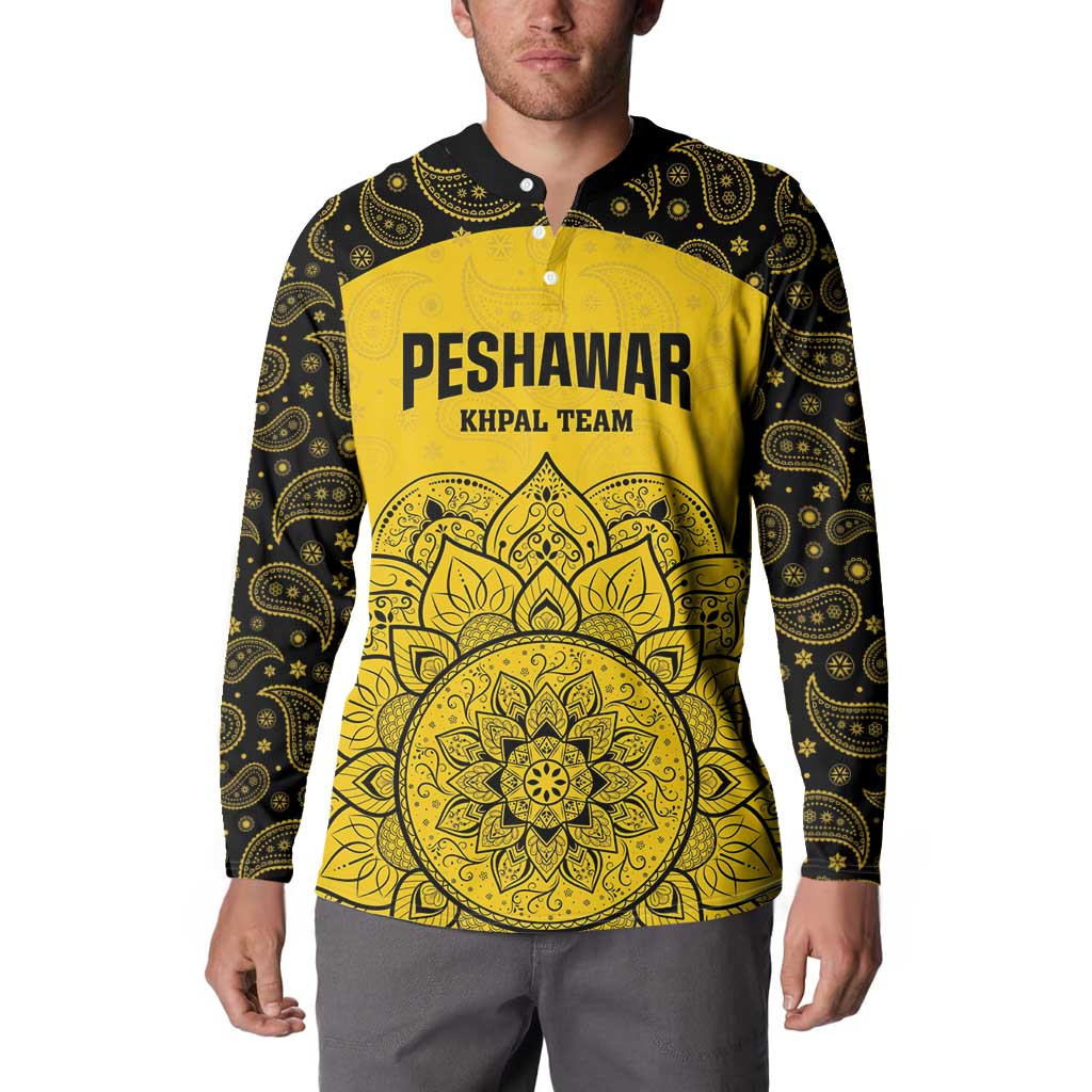 Custom Peshawar Cricket Button Sweatshirt Hum Zalmi Hum Peshawar - Wonder Print Shop