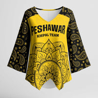 Custom Peshawar Cricket Kimono Sleeve Blouse Hum Zalmi Hum Peshawar - Wonder Print Shop