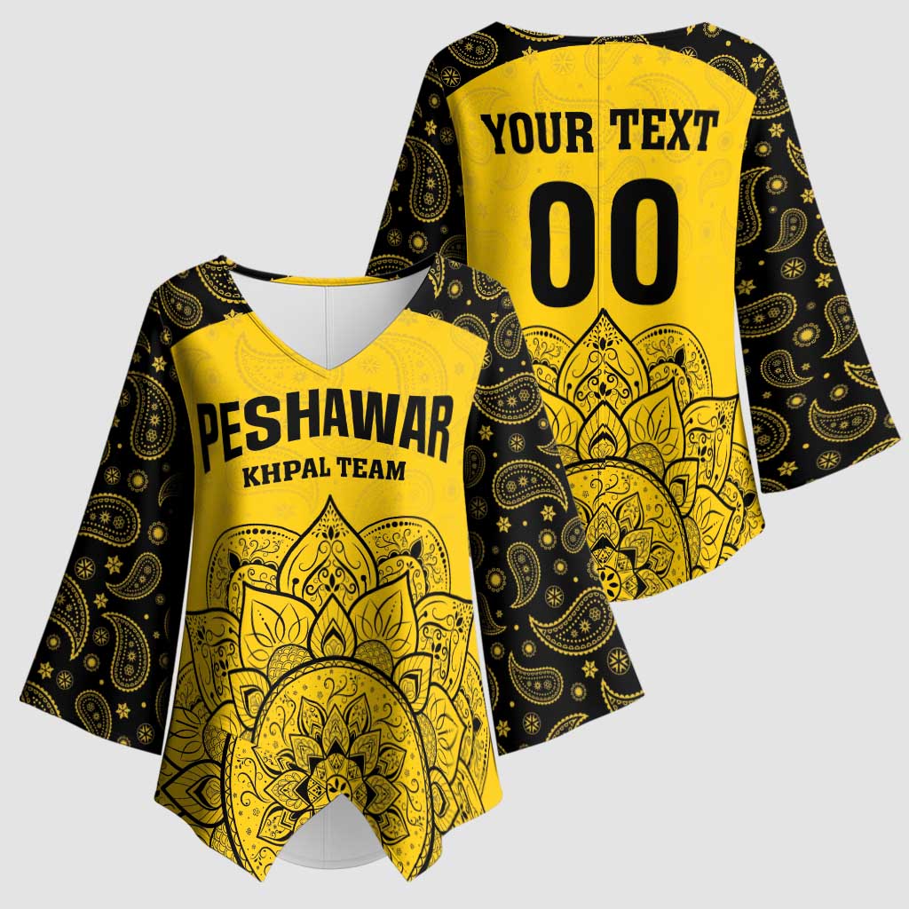 Custom Peshawar Cricket Kimono Sleeve Blouse Hum Zalmi Hum Peshawar - Wonder Print Shop