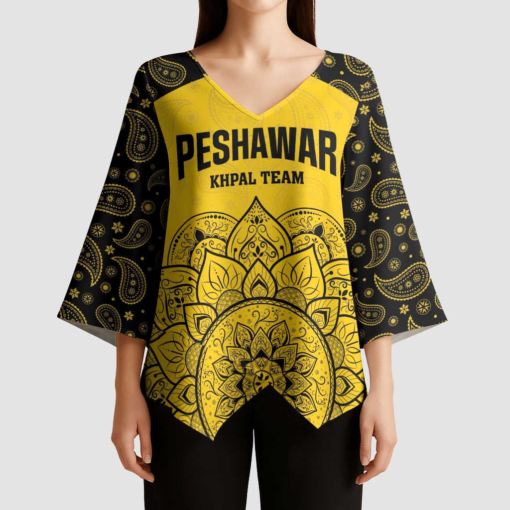 Custom Peshawar Cricket Kimono Sleeve Blouse Hum Zalmi Hum Peshawar - Wonder Print Shop