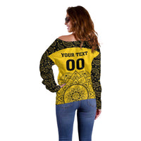 Custom Peshawar Cricket Off Shoulder Sweater Hum Zalmi Hum Peshawar - Wonder Print Shop