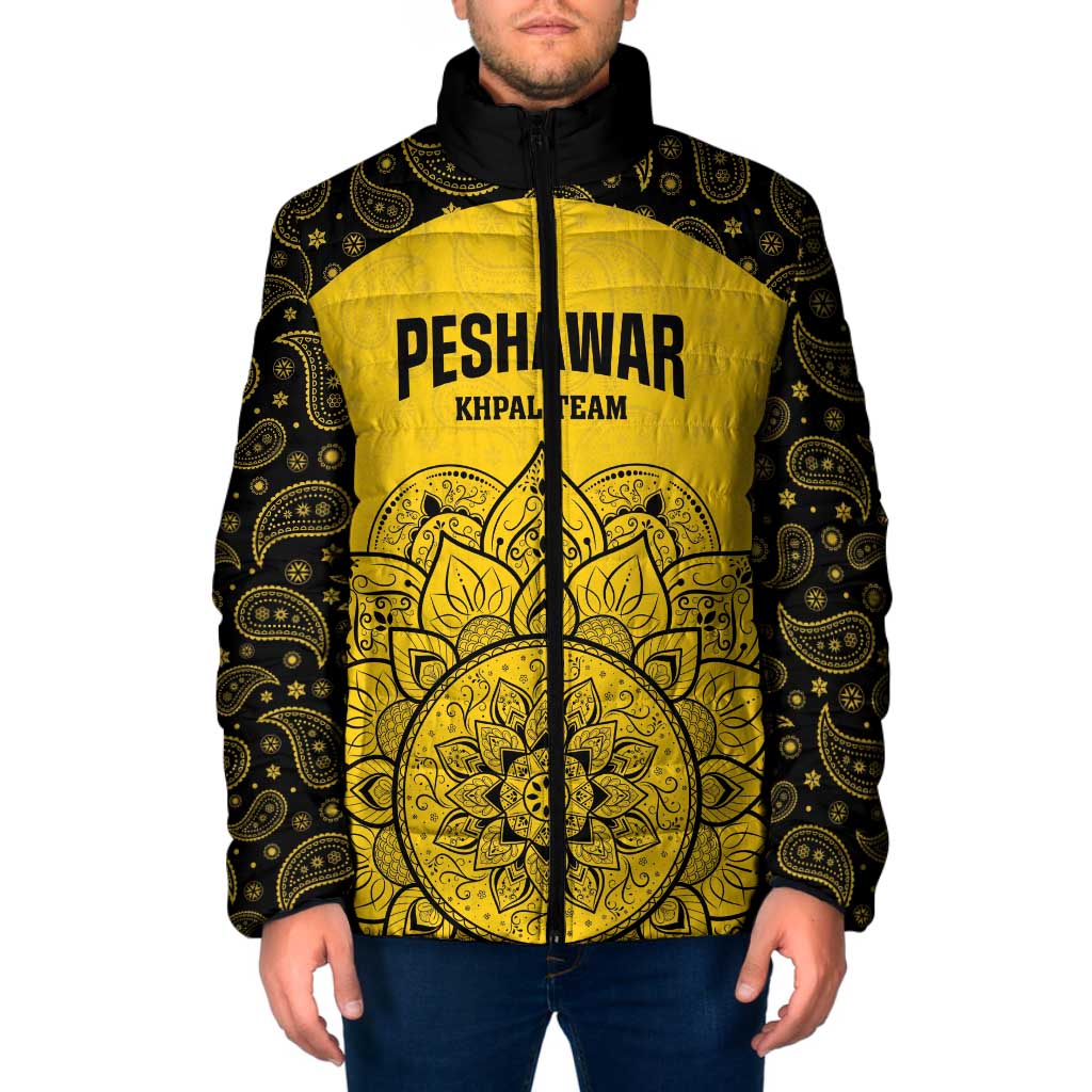 Custom Peshawar Cricket Padded Jacket Hum Zalmi Hum Peshawar - Wonder Print Shop