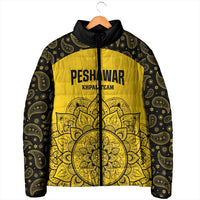 Custom Peshawar Cricket Padded Jacket Hum Zalmi Hum Peshawar - Wonder Print Shop