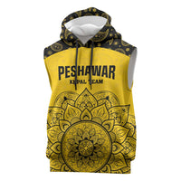 Custom Peshawar Cricket Sleeveless Hoodie Hum Zalmi Hum Peshawar - Wonder Print Shop