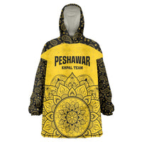 Custom Peshawar Cricket Wearable Blanket Hoodie Hum Zalmi Hum Peshawar - Wonder Print Shop