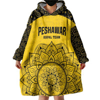 Custom Peshawar Cricket Wearable Blanket Hoodie Hum Zalmi Hum Peshawar - Wonder Print Shop