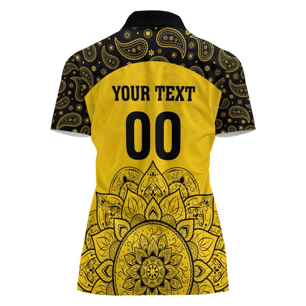 Custom Peshawar Cricket Women Polo Shirt Hum Zalmi Hum Peshawar - Wonder Print Shop