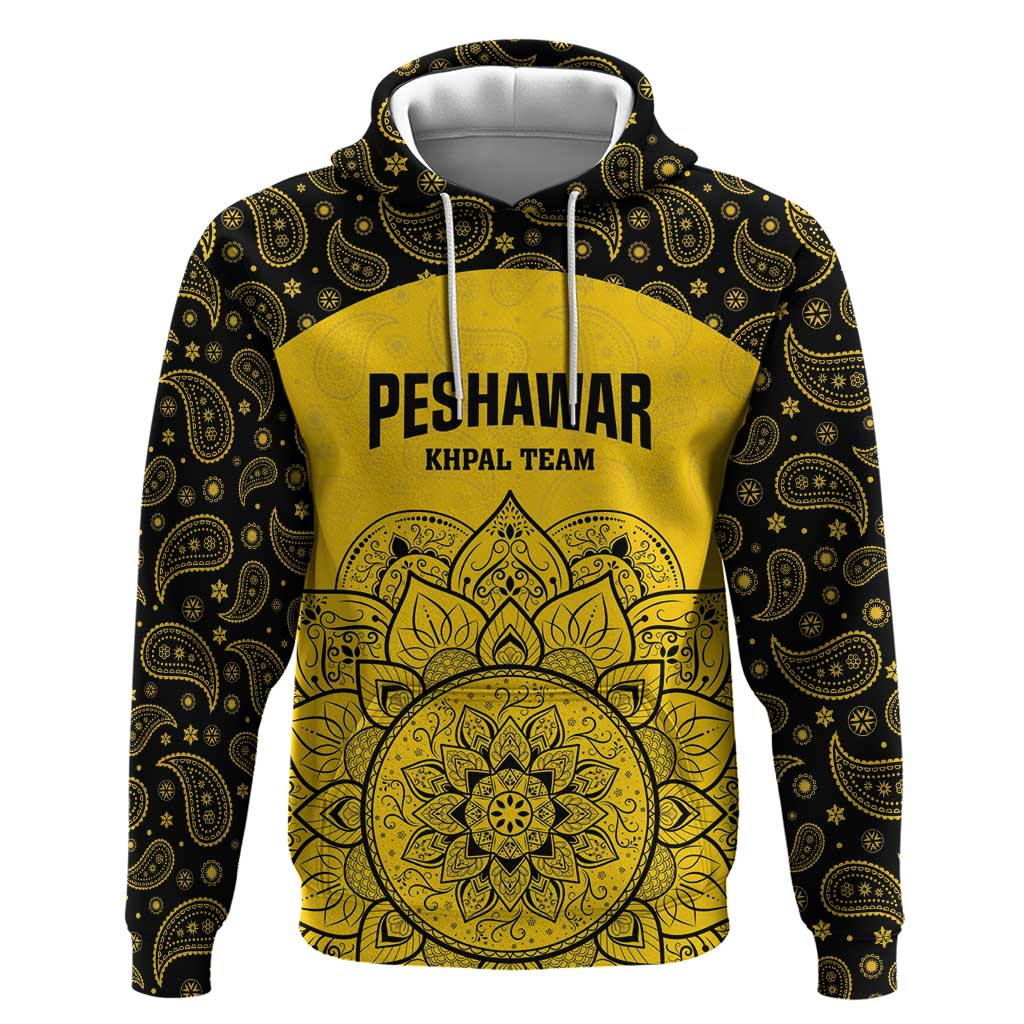 Custom Peshawar Cricket Zip Hoodie Hum Zalmi Hum Peshawar - Wonder Print Shop
