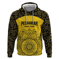 Custom Peshawar Cricket Zip Hoodie Hum Zalmi Hum Peshawar - Wonder Print Shop