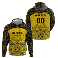 Custom Peshawar Cricket Zip Hoodie Hum Zalmi Hum Peshawar - Wonder Print Shop