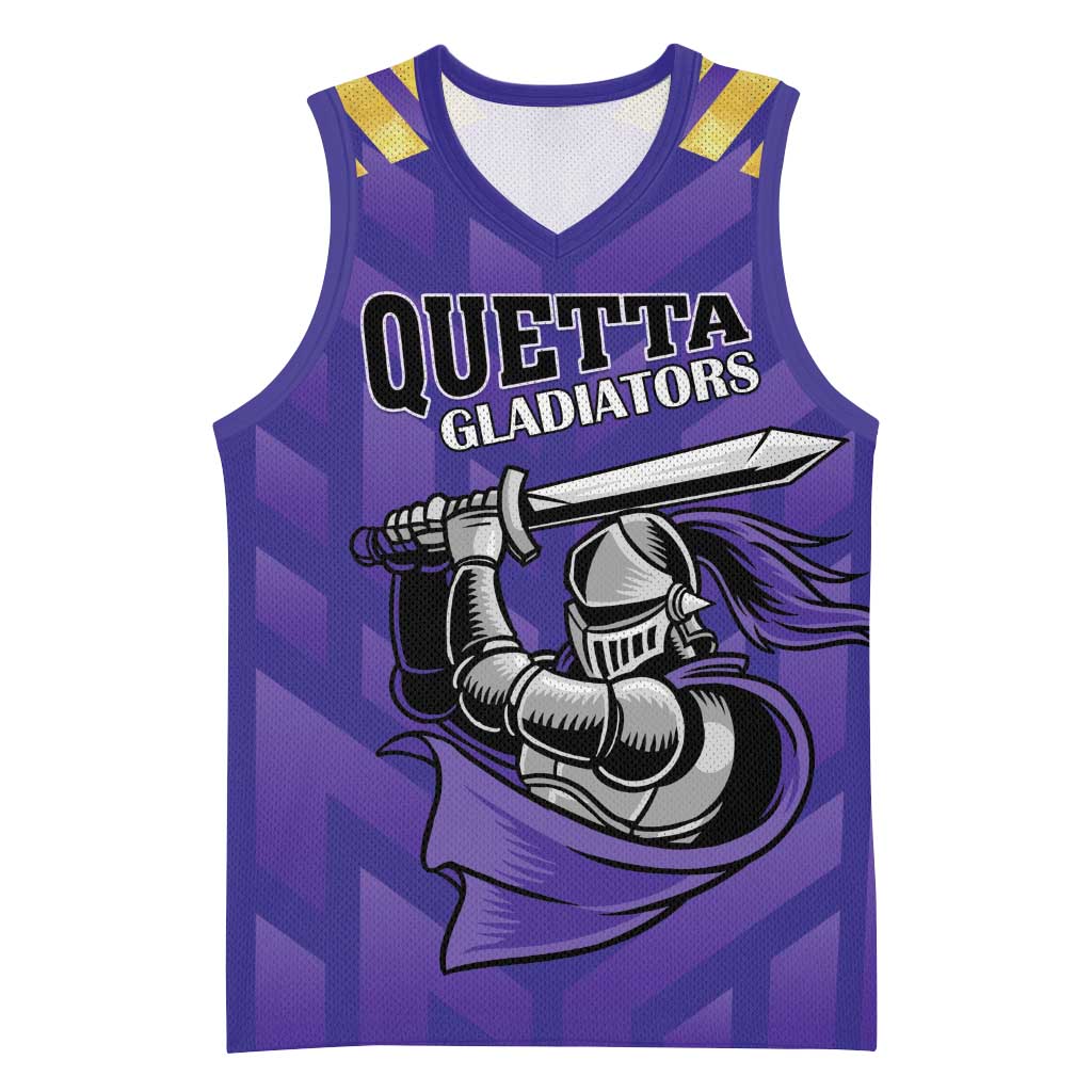Custom Quetta Cricket Gladiators Basketball Jersey One Force Purple Force - Wonder Print Shop