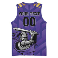 Custom Quetta Cricket Gladiators Basketball Jersey One Force Purple Force - Wonder Print Shop