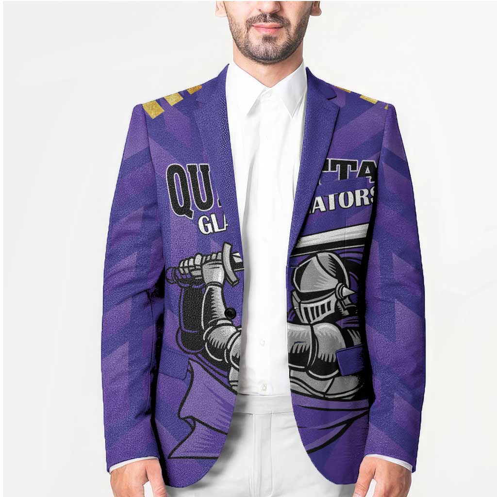 Custom Quetta Cricket Gladiators Blazer One Force Purple Force - Wonder Print Shop