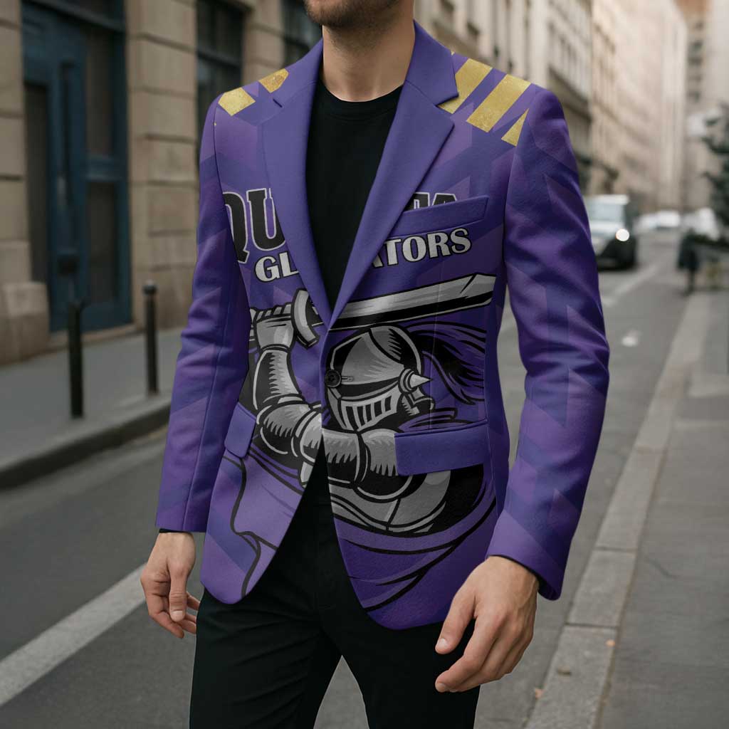 Custom Quetta Cricket Gladiators Blazer One Force Purple Force - Wonder Print Shop