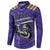 Custom Quetta Cricket Gladiators Button Sweatshirt One Force Purple Force - Wonder Print Shop
