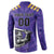 Custom Quetta Cricket Gladiators Button Sweatshirt One Force Purple Force - Wonder Print Shop