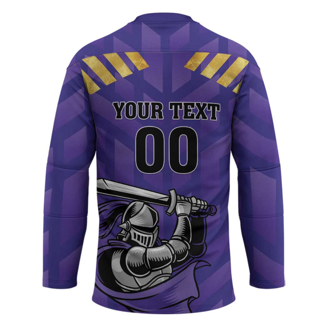 Custom Quetta Cricket Gladiators Hockey Jersey One Force Purple Force - Wonder Print Shop