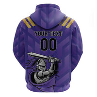 Custom Quetta Cricket Gladiators Hoodie One Force Purple Force - Wonder Print Shop