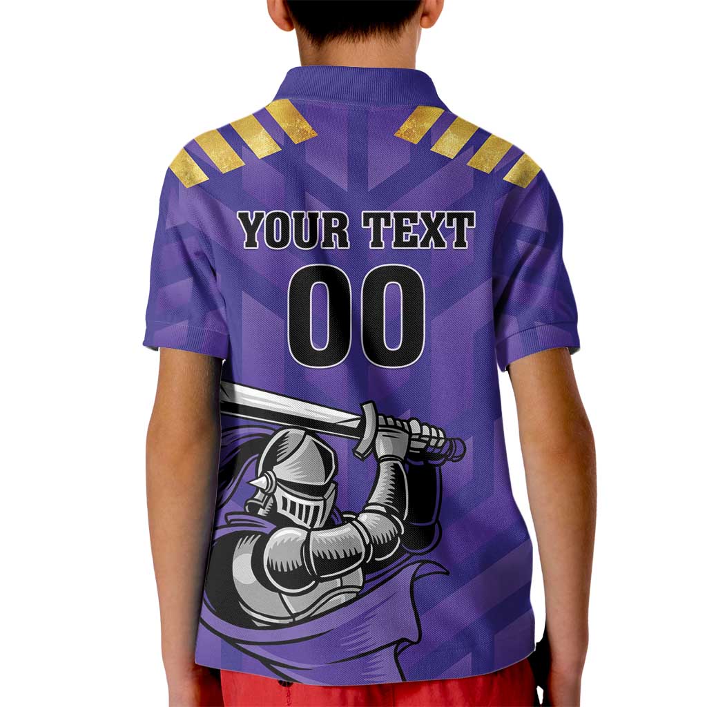 Custom Quetta Cricket Gladiators Kid Polo Shirt One Force Purple Force - Wonder Print Shop