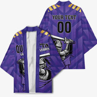 Custom Quetta Cricket Gladiators Kimono One Force Purple Force - Wonder Print Shop