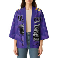 Custom Quetta Cricket Gladiators Kimono One Force Purple Force - Wonder Print Shop