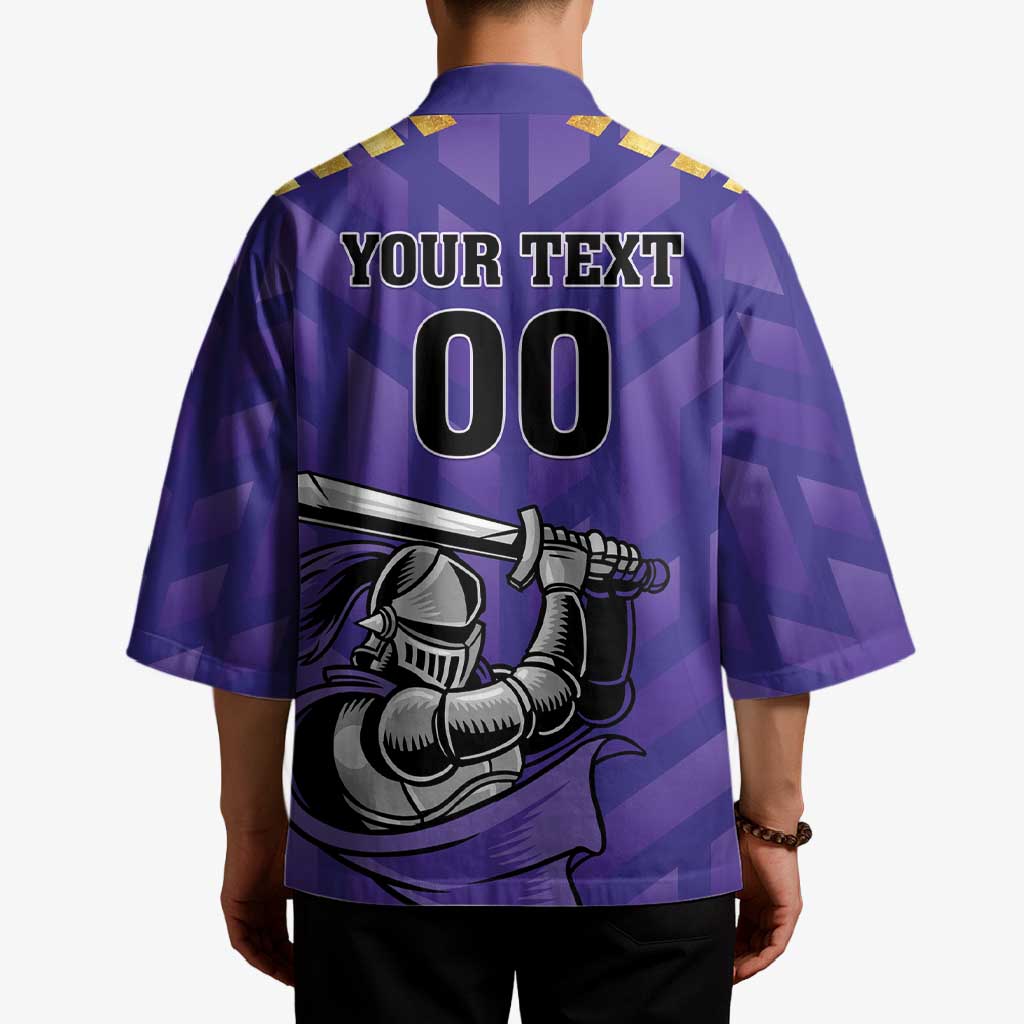 Custom Quetta Cricket Gladiators Kimono One Force Purple Force - Wonder Print Shop