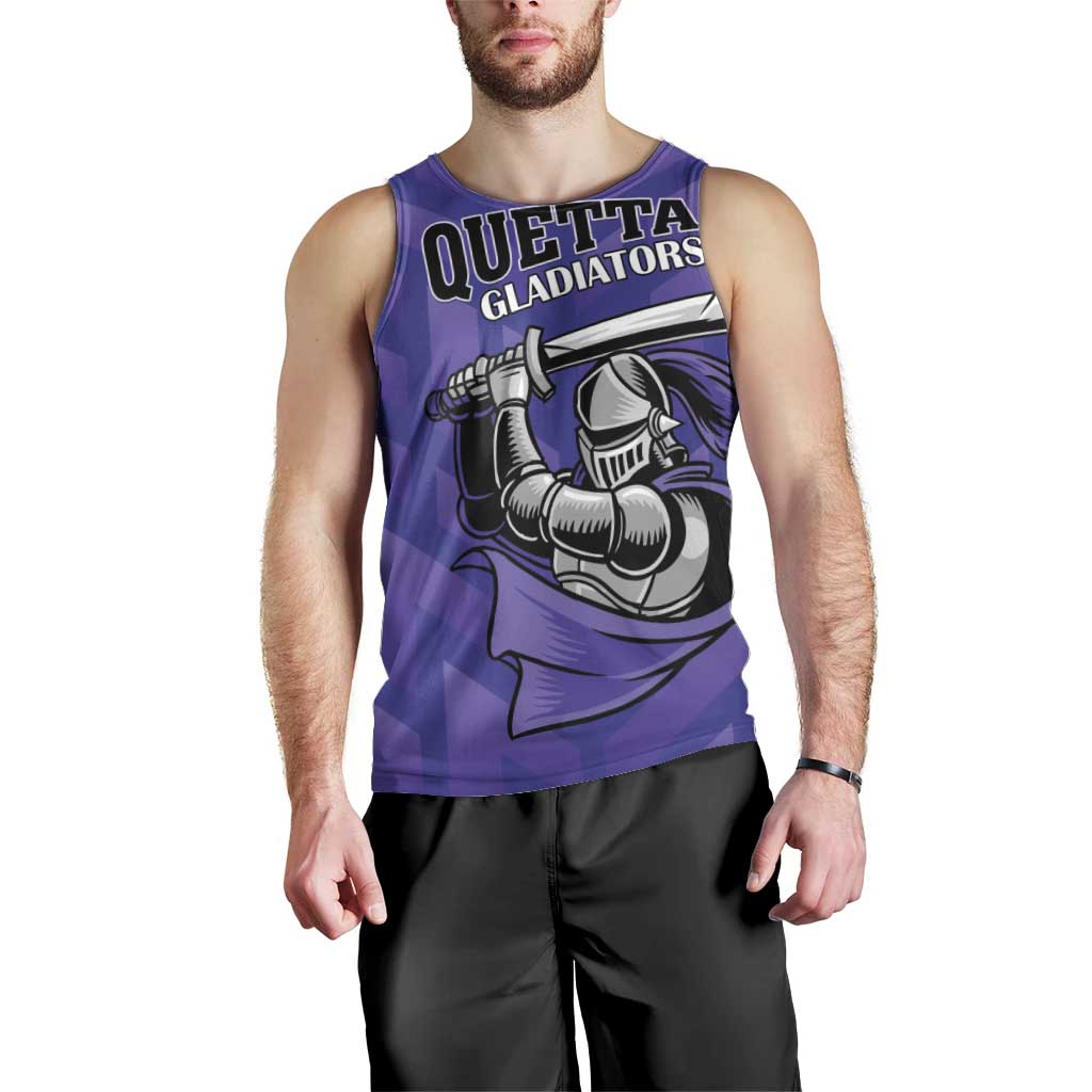 Custom Quetta Cricket Gladiators Men Tank Top One Force Purple Force - Wonder Print Shop