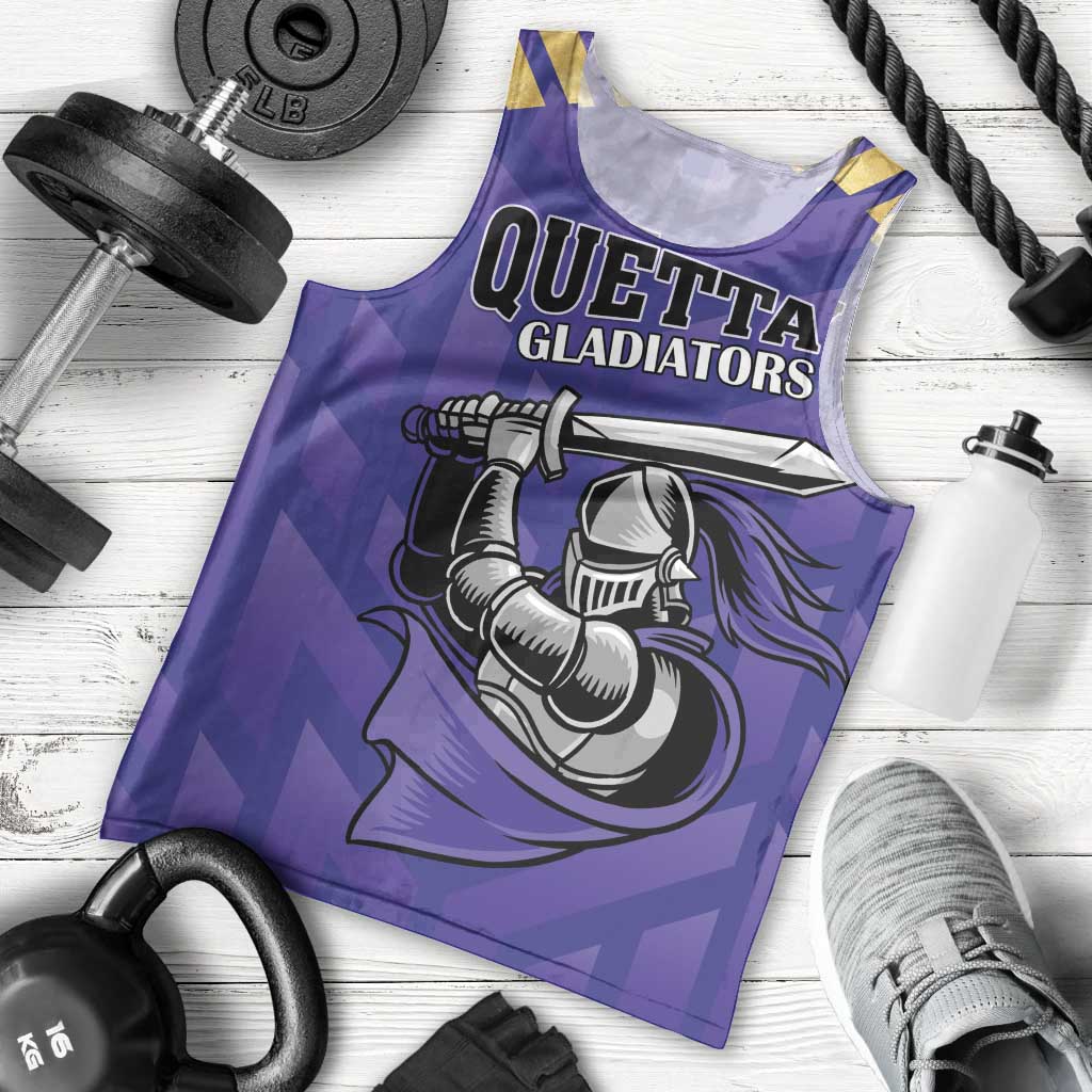 Custom Quetta Cricket Gladiators Men Tank Top One Force Purple Force - Wonder Print Shop