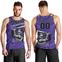 Custom Quetta Cricket Gladiators Men Tank Top One Force Purple Force - Wonder Print Shop