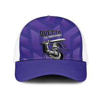 Quetta Cricket Gladiators Mesh Trucker Cap One Force Purple Force - Wonder Print Shop