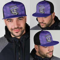 Quetta Cricket Gladiators Mesh Trucker Cap One Force Purple Force - Wonder Print Shop