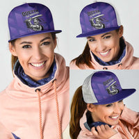 Quetta Cricket Gladiators Mesh Trucker Cap One Force Purple Force - Wonder Print Shop