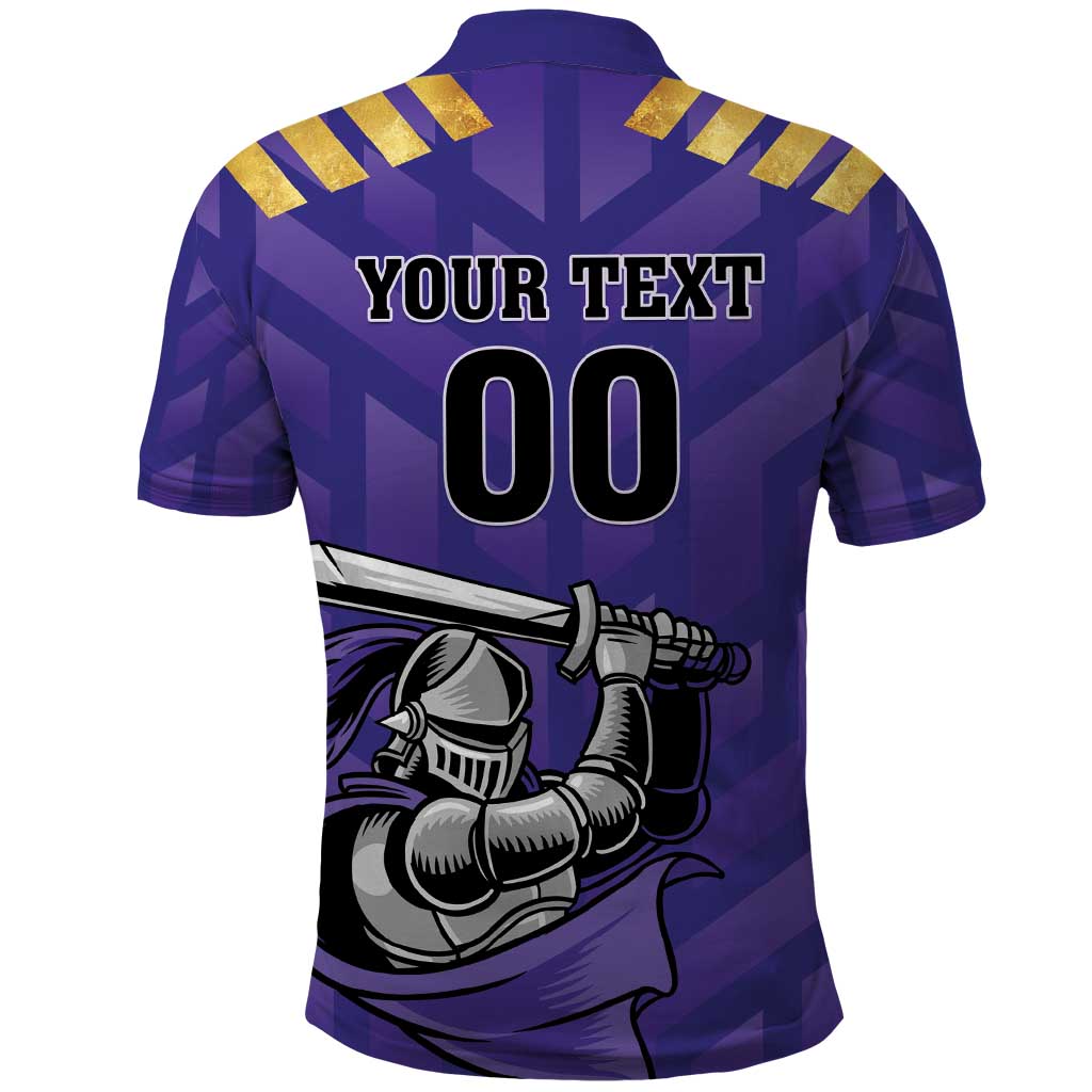Custom Quetta Cricket Gladiators Polo Shirt One Force Purple Force - Wonder Print Shop