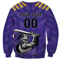 Custom Quetta Cricket Gladiators Sweatshirt One Force Purple Force - Wonder Print Shop