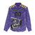 Custom Quetta Cricket Gladiators Women Casual Shirt One Force Purple Force - Wonder Print Shop
