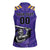 Custom Quetta Cricket Gladiators Women Sleeveless Polo Shirt One Force Purple Force - Wonder Print Shop