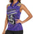 Custom Quetta Cricket Gladiators Women Sleeveless Polo Shirt One Force Purple Force - Wonder Print Shop