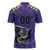 Custom Quetta Cricket Gladiators Zipper Polo Shirt One Force Purple Force - Wonder Print Shop