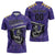 Custom Quetta Cricket Gladiators Zipper Polo Shirt One Force Purple Force - Wonder Print Shop
