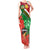 Personalised Suriname Independence Day Tank Maxi Dress Lesser Kiskadee With Scarlet Jungle Flame Flower - Wonder Print Shop