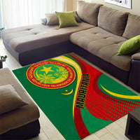 Mauritania Independence Day Area Rug Mauritanian Seal Special Version - Wonder Print Shop
