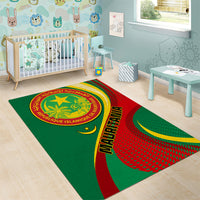 Mauritania Independence Day Area Rug Mauritanian Seal Special Version - Wonder Print Shop