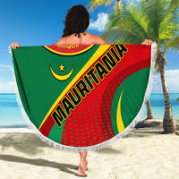 Mauritania Independence Day Beach Blanket Mauritanian Seal Special Version - Wonder Print Shop