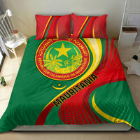Mauritania Independence Day Bedding Set Mauritanian Seal Special Version - Wonder Print Shop