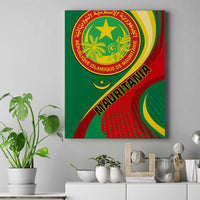 Mauritania Independence Day Canvas Wall Art Mauritanian Seal Special Version - Wonder Print Shop