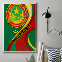 Mauritania Independence Day Canvas Wall Art Mauritanian Seal Special Version - Wonder Print Shop