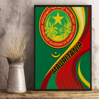 Mauritania Independence Day Canvas Wall Art Mauritanian Seal Special Version - Wonder Print Shop