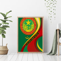 Mauritania Independence Day Canvas Wall Art Mauritanian Seal Special Version - Wonder Print Shop