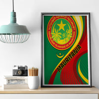 Mauritania Independence Day Canvas Wall Art Mauritanian Seal Special Version - Wonder Print Shop