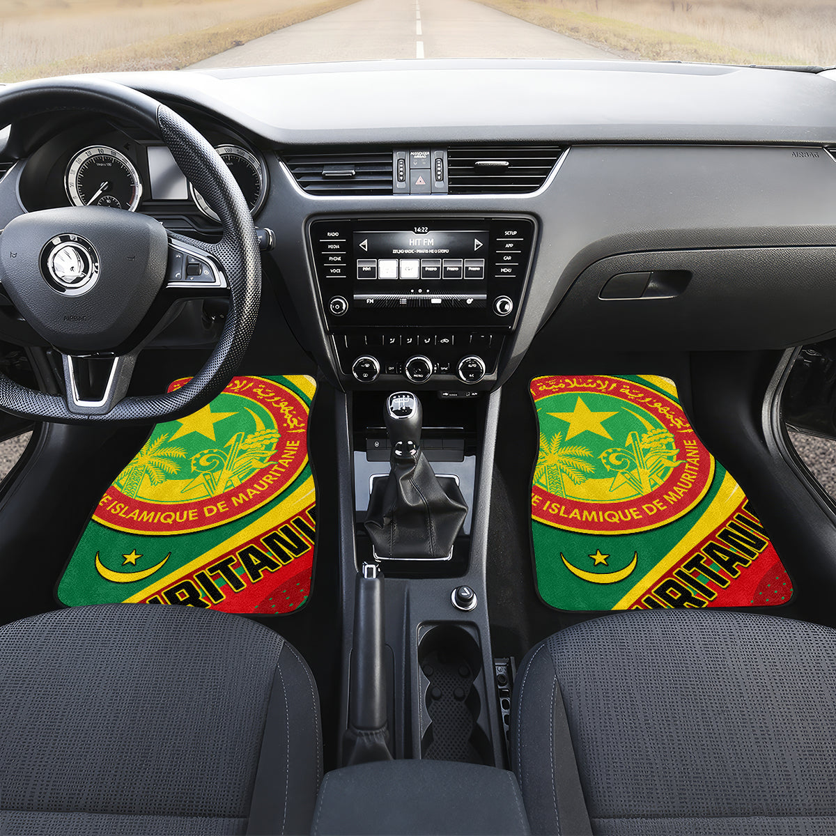 Mauritania Independence Day Car Mats Mauritanian Seal Special Version - Wonder Print Shop